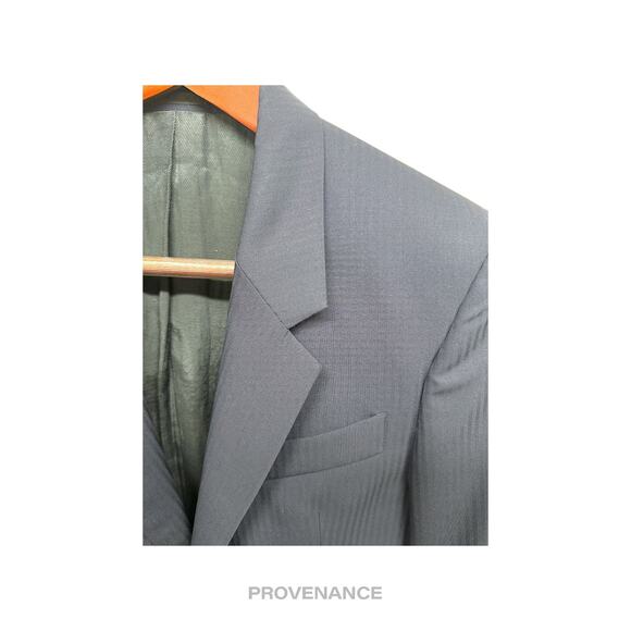 🔴  Alexander McQueen Jacket Coat Blazer - Striped Navy 36R - Picture 7 of 15